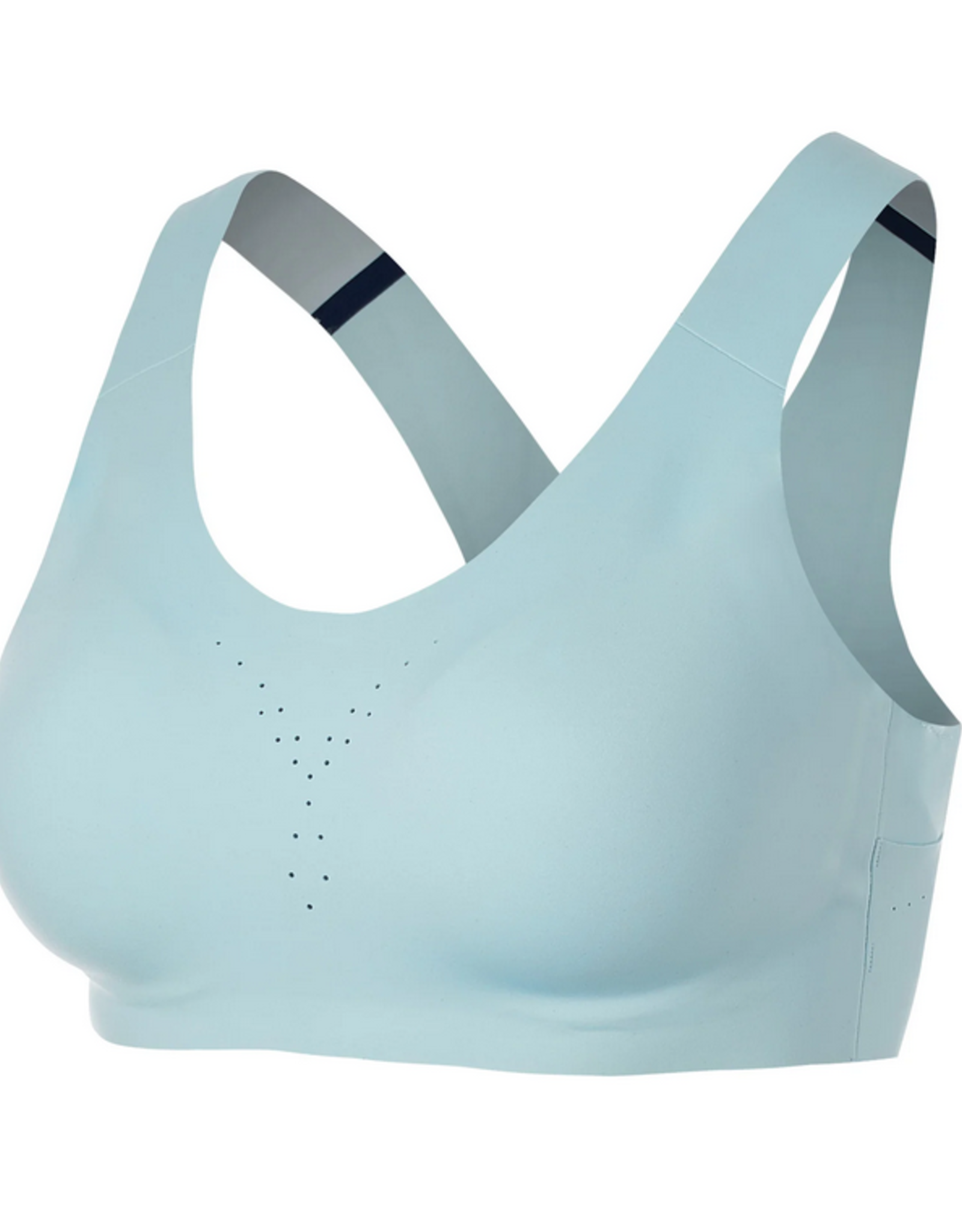 Brooks Dare Crossback Blue Run Bra Womens Size 32 C/D