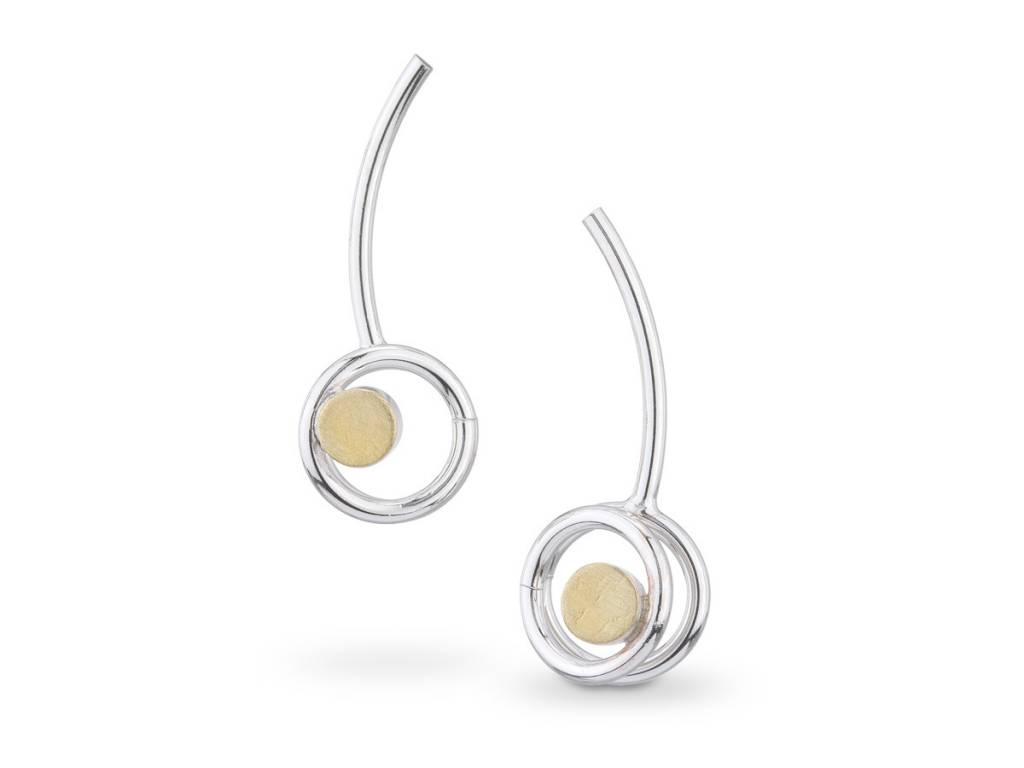 Elizabeth Garvin Circle Earrings Pomegranate La Jolla Elizabeth Garvin Circle Earrings