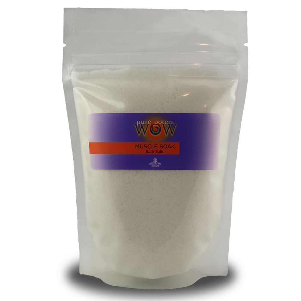 Pure Potent Wow Muscle Soak Bath Salt Pack 300g