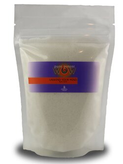 Pure Potent Wow Unwind Your Mind Bath Salt Pack 300g