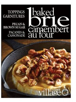 Gourmet Du Village Brie Toppings Pecan Brown Sugar