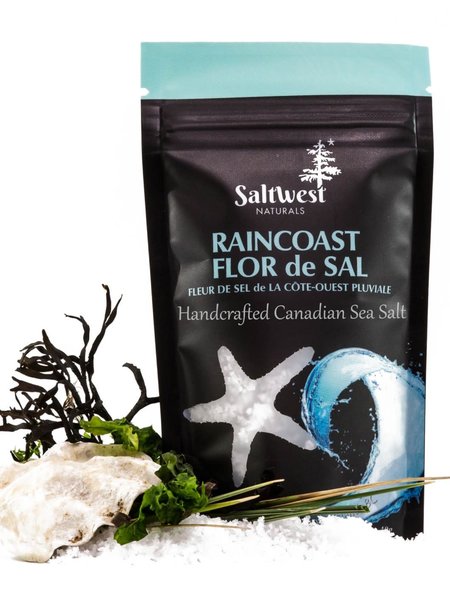 Saltwest Naturals Raincoast Flor de Sal 40g