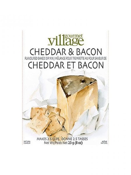 Gourmet Du Village Dip Recipe Box Cheddar Bacon