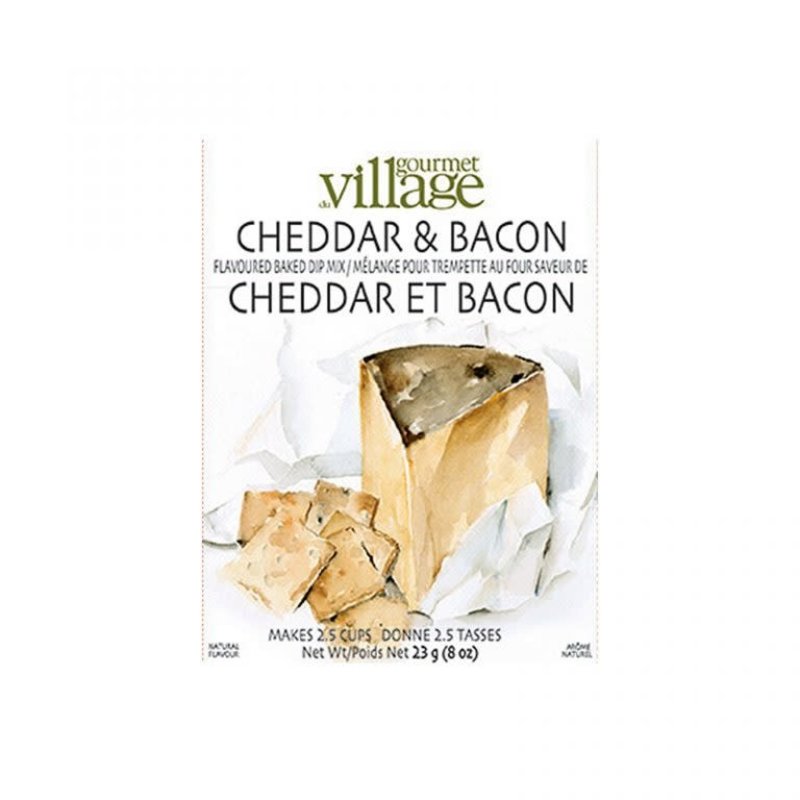 Gourmet Du Village Dip Recipe Box Cheddar Bacon