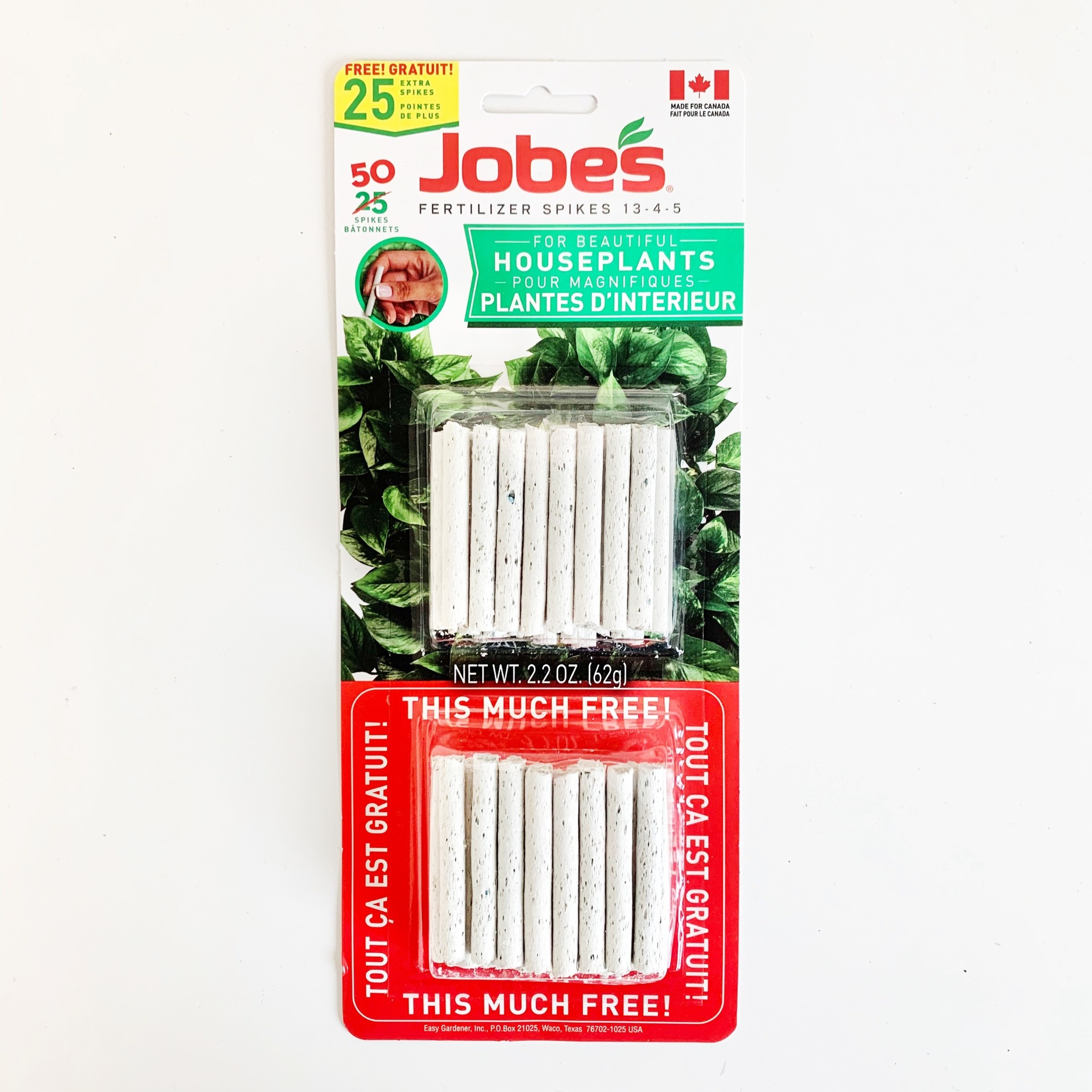 Jobes Houseplant Spikes Twin Pack