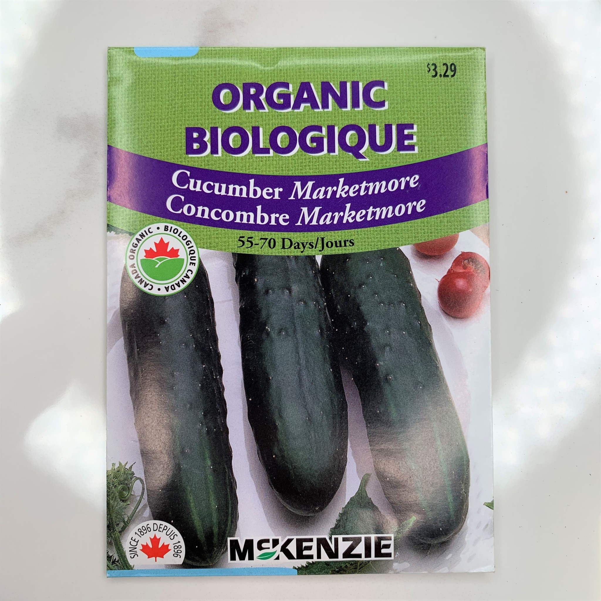McKenzie Cucumber Marketmore Organic Seeds
