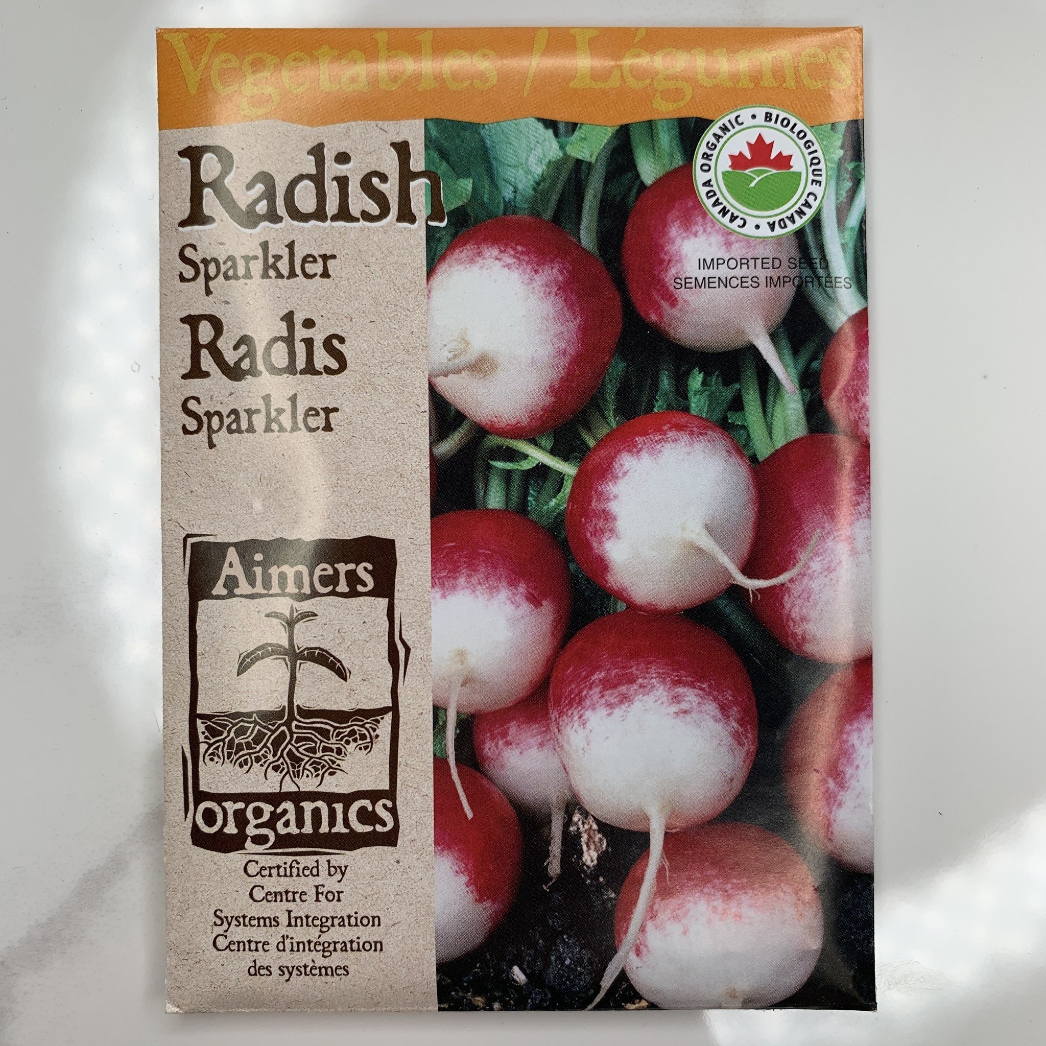 Aimers Organic Radish Sparkler Seeds