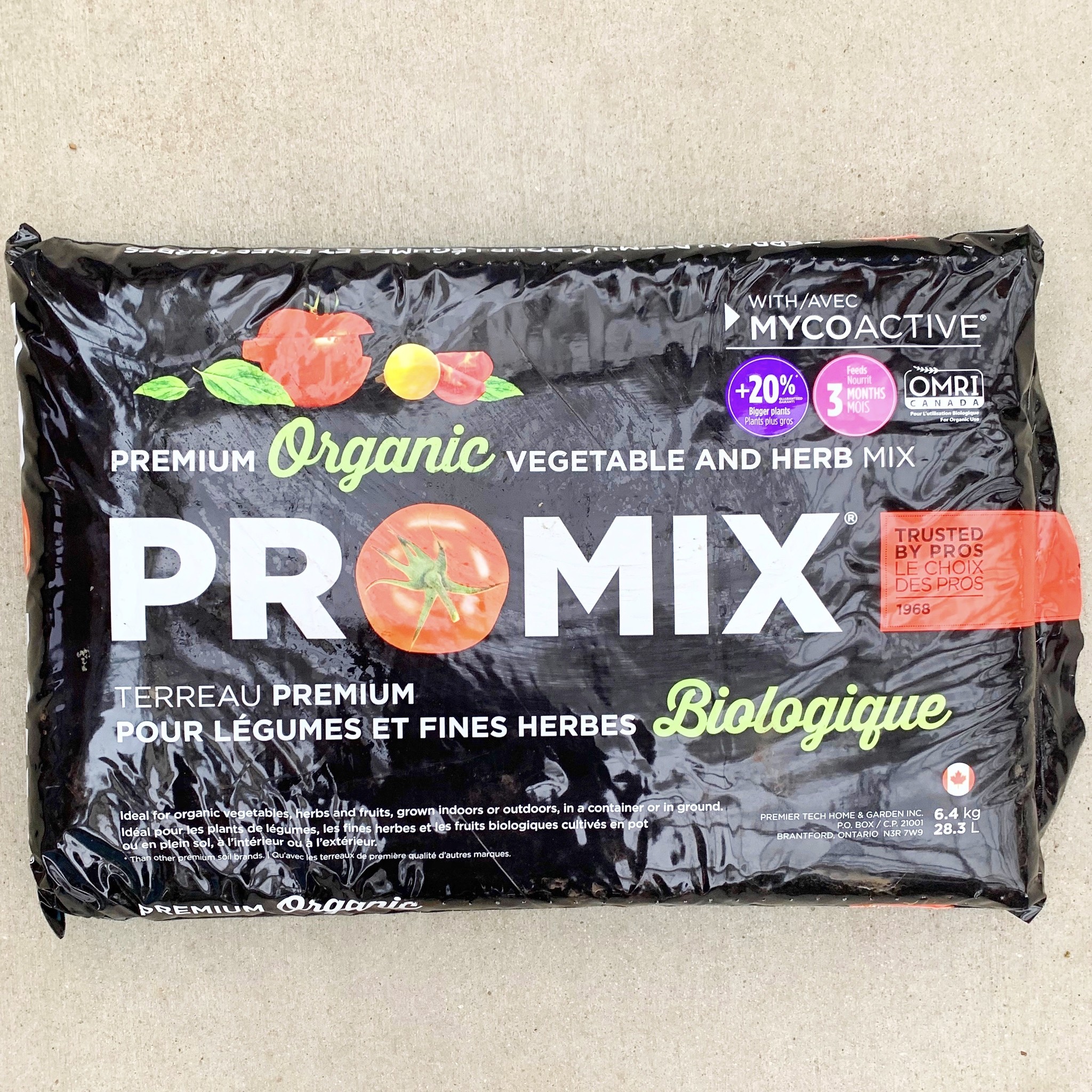 Pro Mix Organic Vegetable and Herb 28.3L