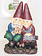 Gnome Old Couple On Bench 11.5x9x17"