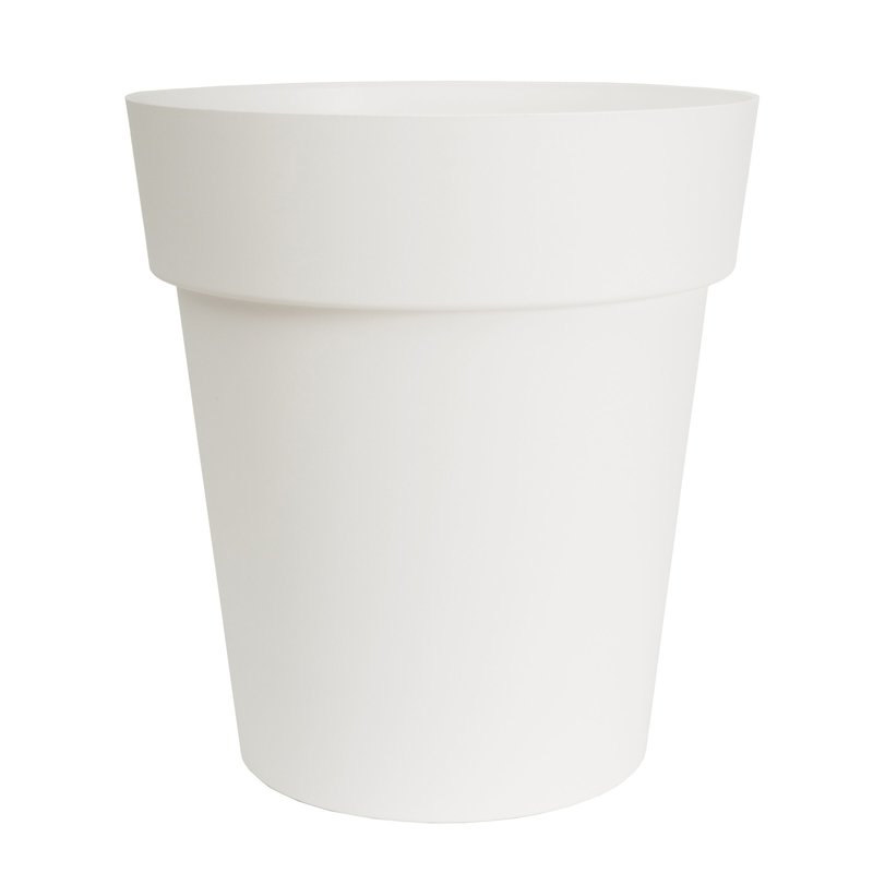 Viva Self Watering Round Planter White