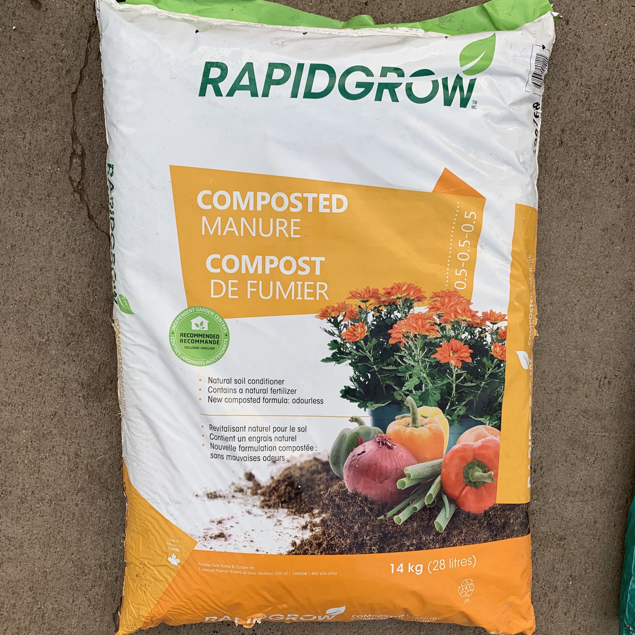 Rapid Grow Composted Manure 14kg