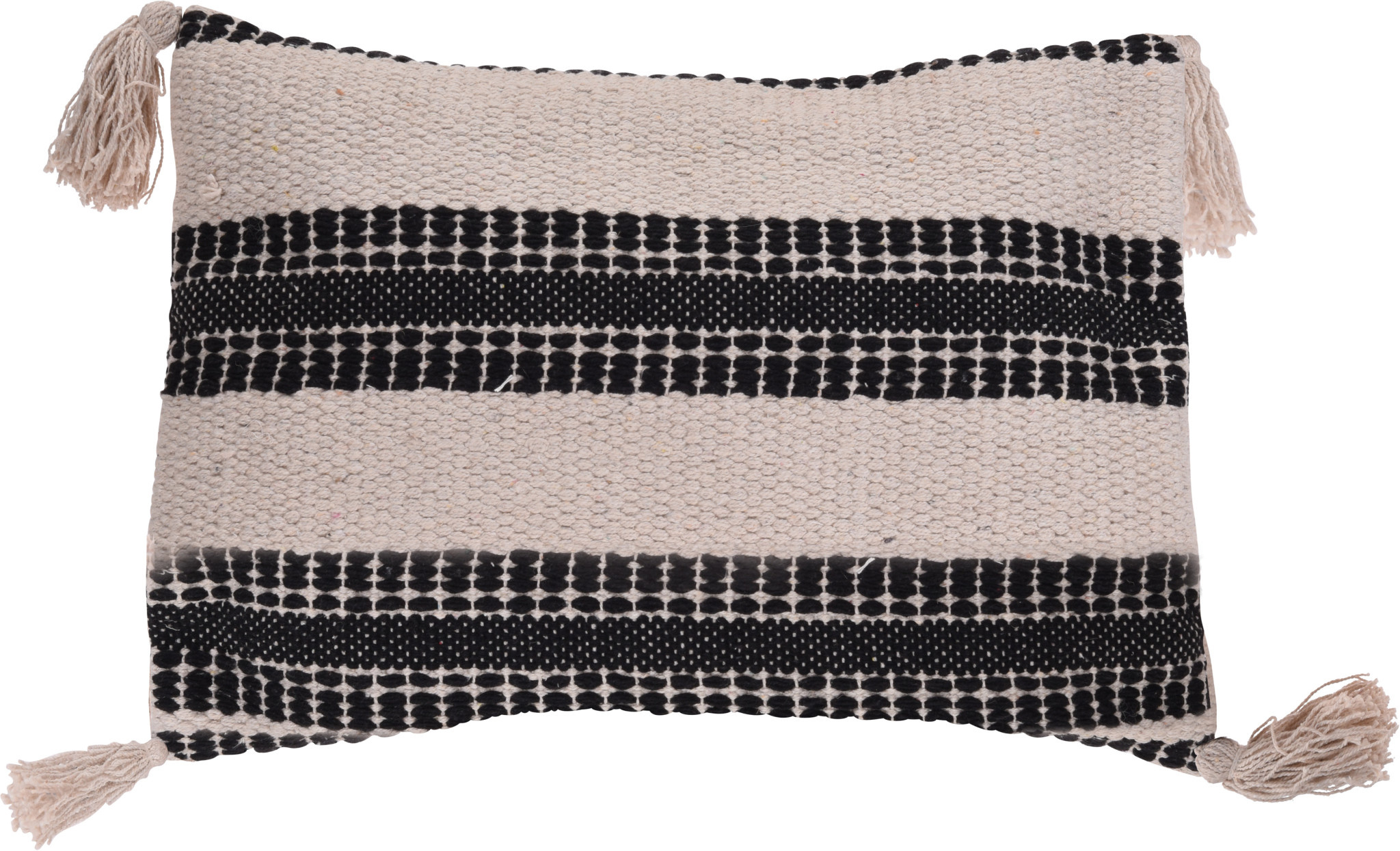Black Stripe Cushion 35x50cm