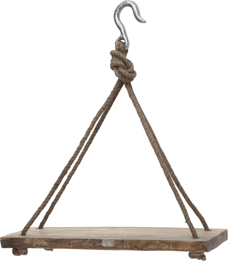 Shelf On Rope With Hook