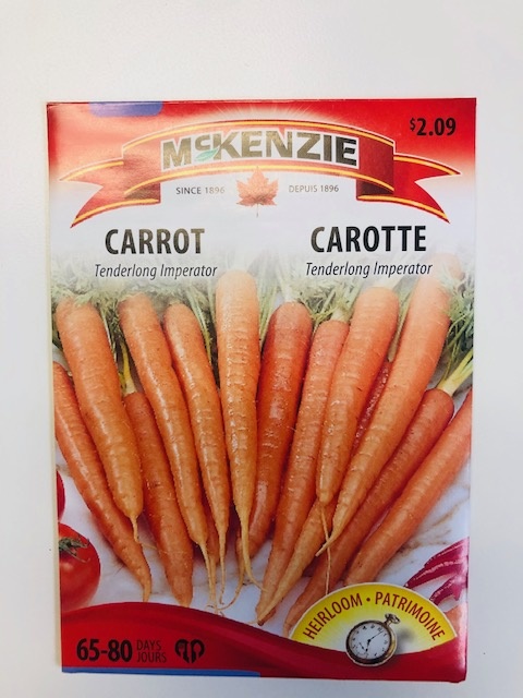 McKenzie Carrot Tenderlong Imperator Seeds