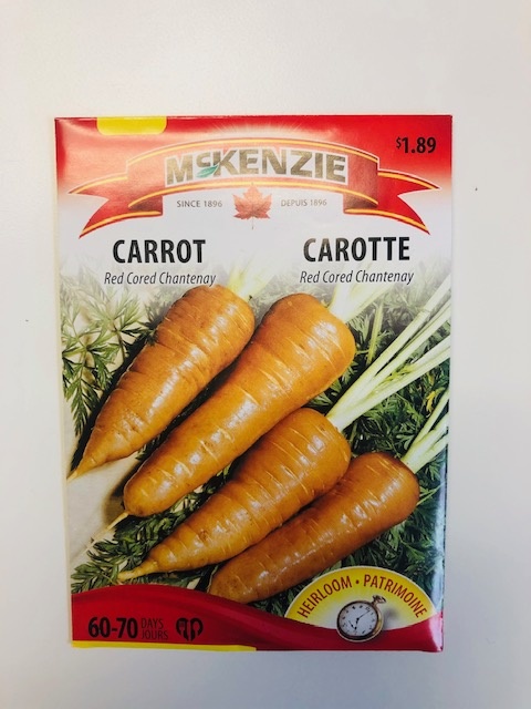 McKenzie Carrot Red Cored Chantenay Seeds