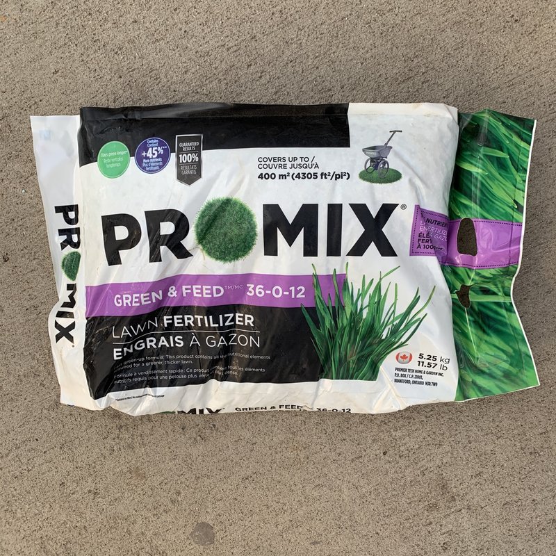 Pro Mix Green and Feed Lawn Fertilizer 36-0-12 5.25kg