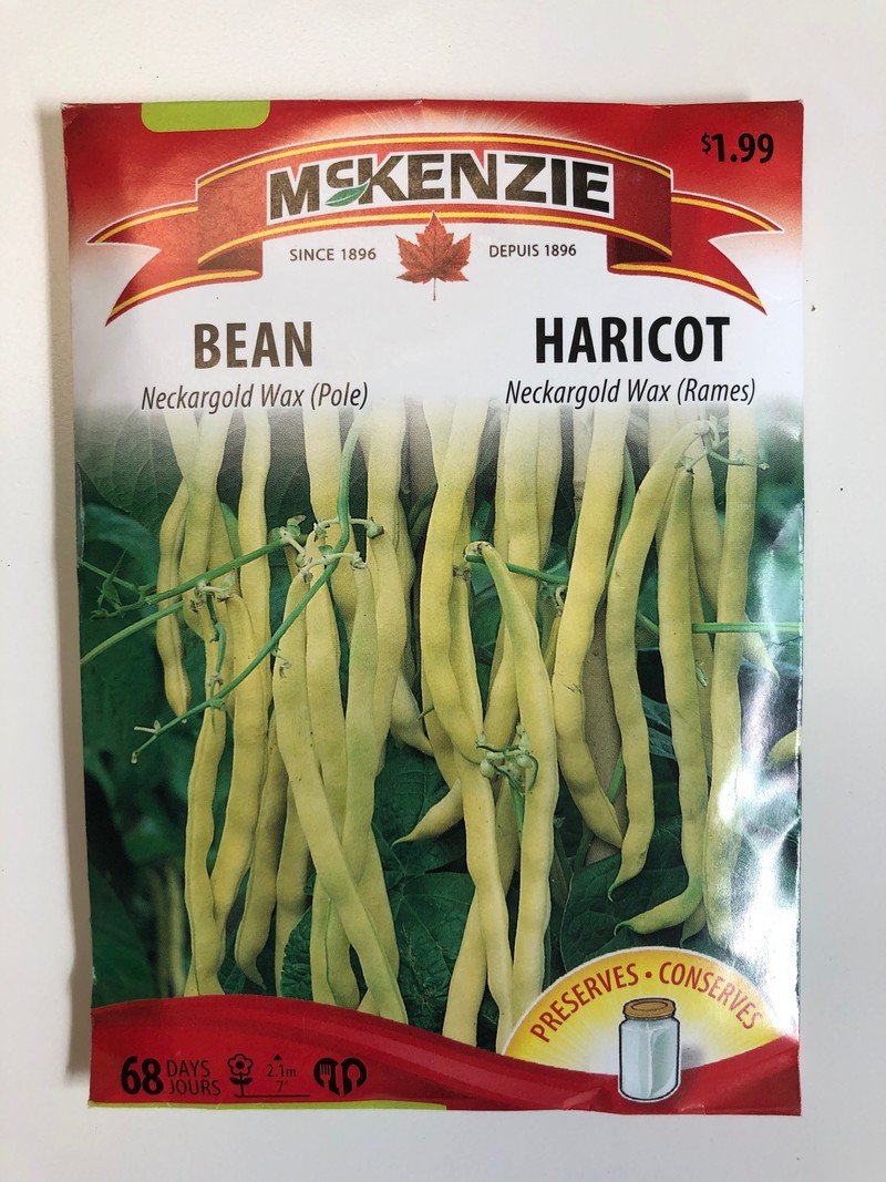 McKenzie Bean Neckargold Wax Pole Seeds