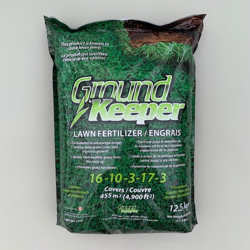 Ground Keeper Ground Keeper Lawn Fertilizer 16-10-3-17-3 12.5kg