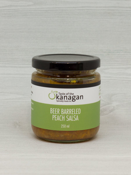 Taste Of The Okanagan Beer Barreled Peach Salsa 250ml