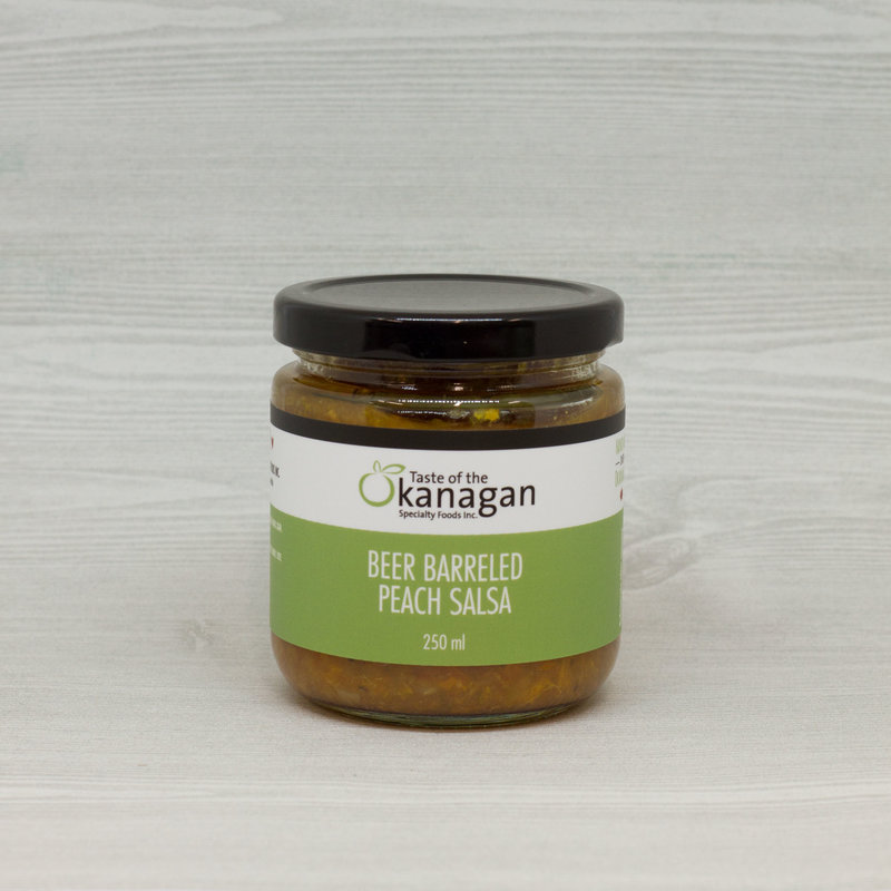 Taste Of The Okanagan Beer Barreled Peach Salsa 250ml