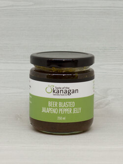 Taste Of The Okanagan Beer Blasted Jalapeno Jelly 250ml