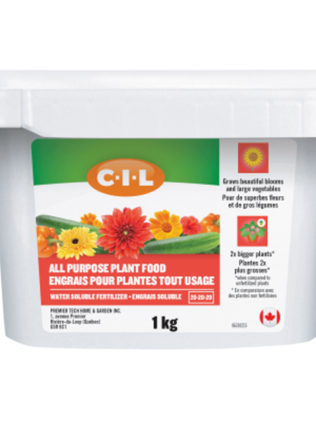 C-I-L All Purpose Fertilizer 20-20-20 1kg