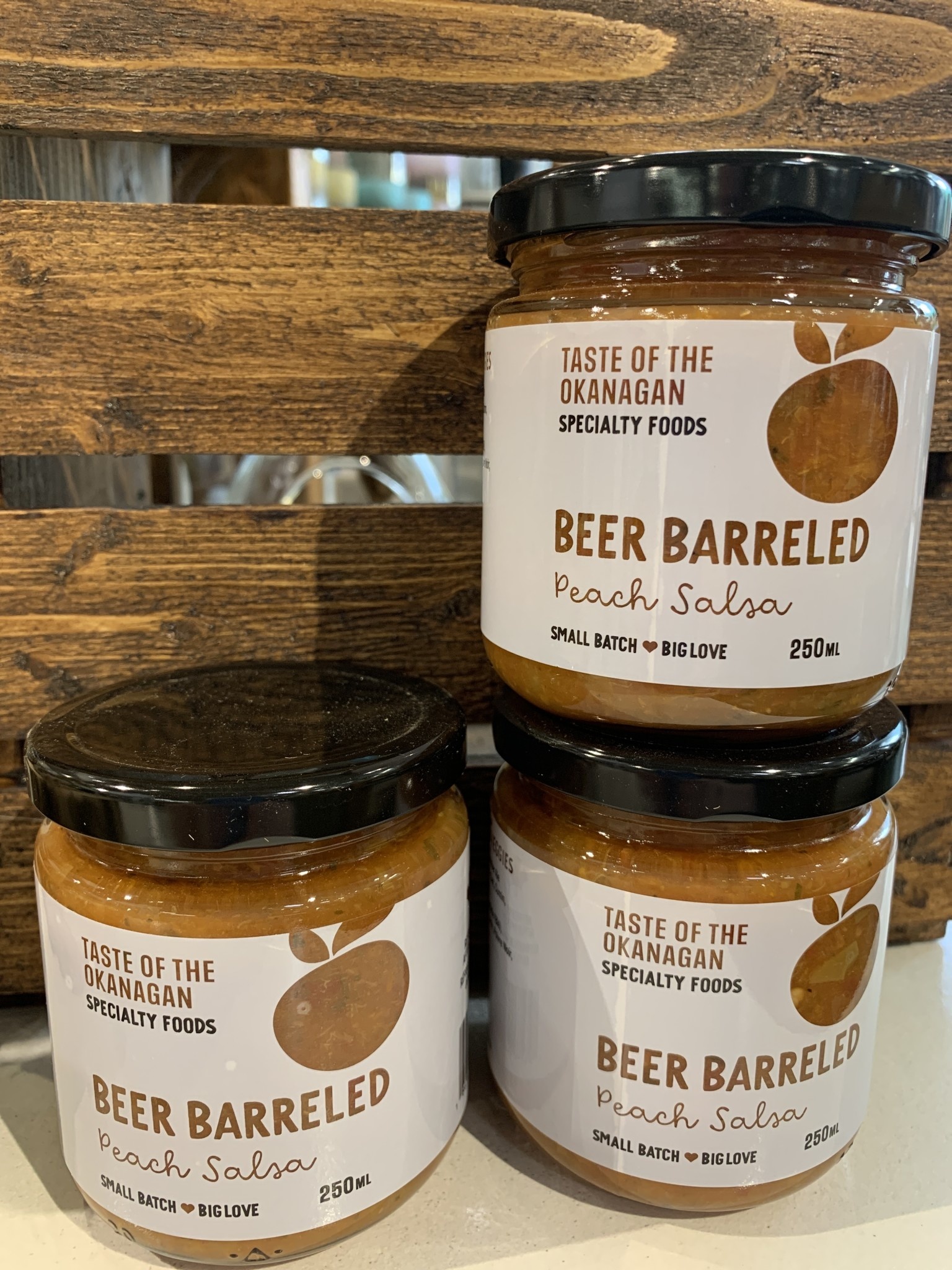 Taste Of The Okanagan Beer Barreled Peach Salsa 250ml