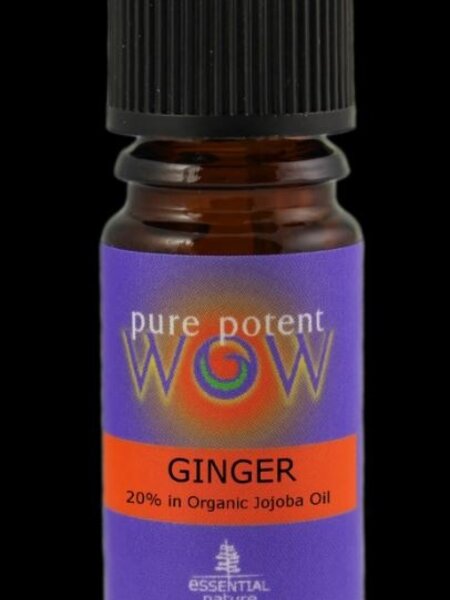Pure Potent Wow Ginger 20% Blended In Organic Jojoba 5ml