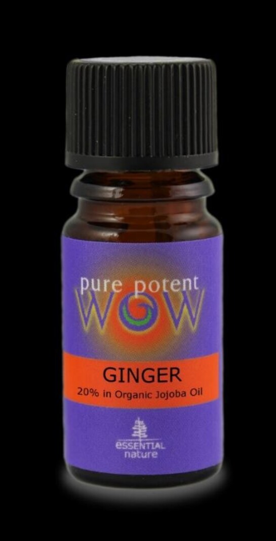 Pure Potent Wow Ginger 20% Blended In Organic Jojoba 5ml