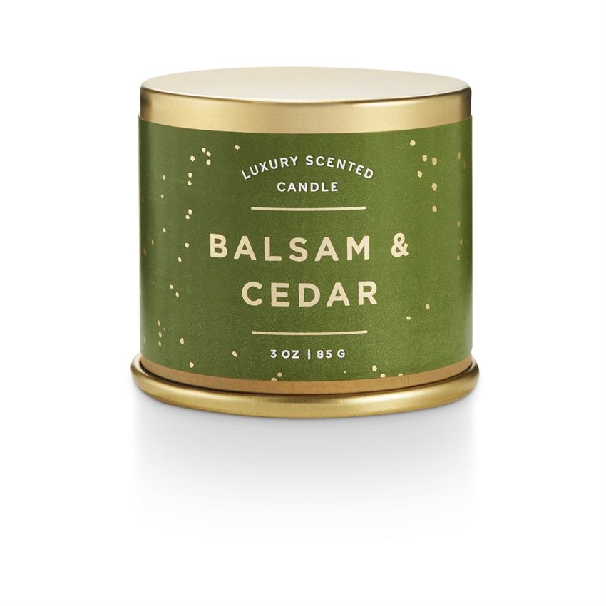 Illume Balsam & Cedar Demi Tin Candle