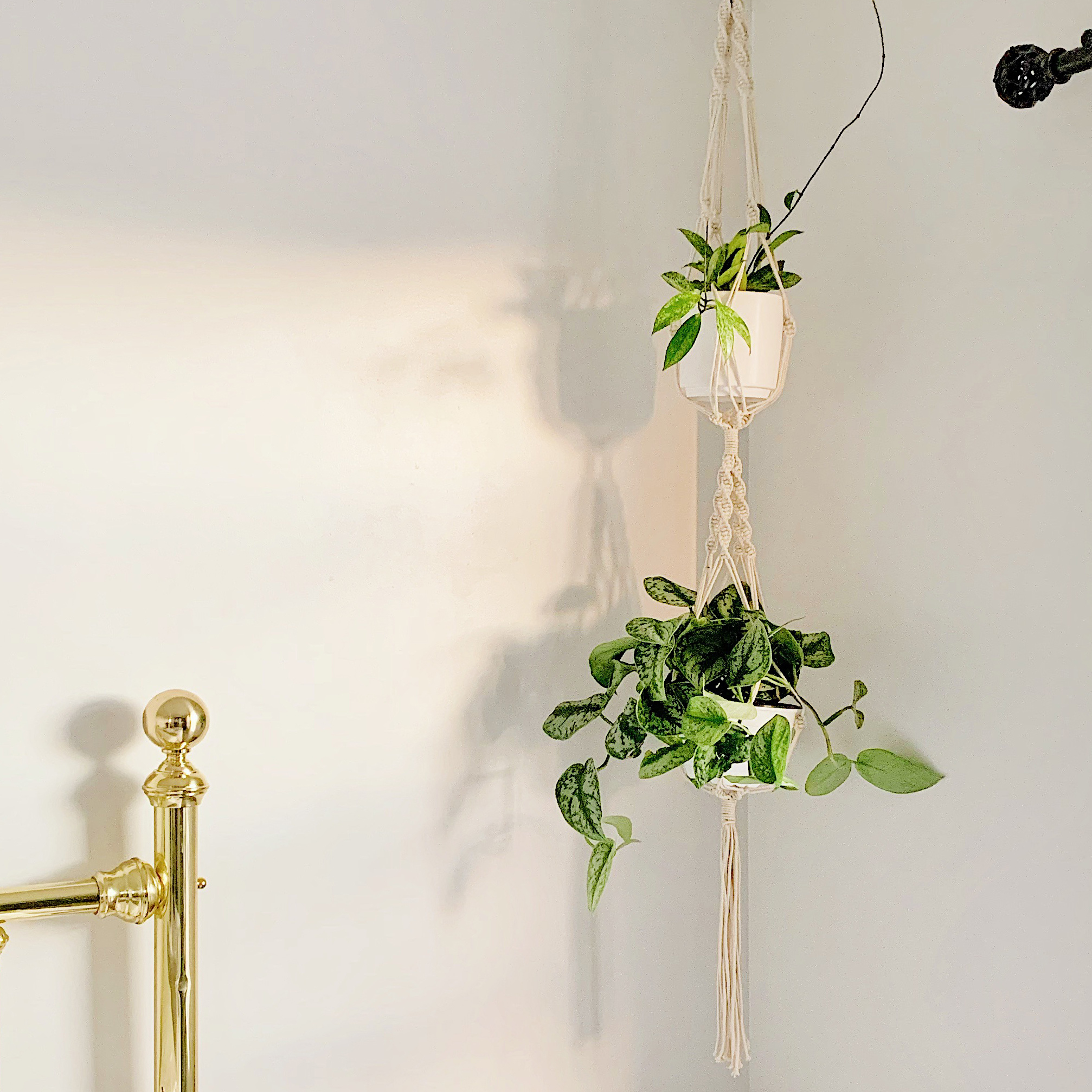 Two Tier Woven Plant Hanger Dutch Growers Saskatoon