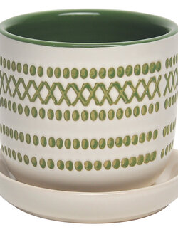 XOXO Egg Pot With Saucer