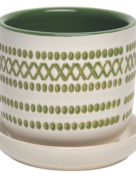 XOXO Egg Pot With Saucer