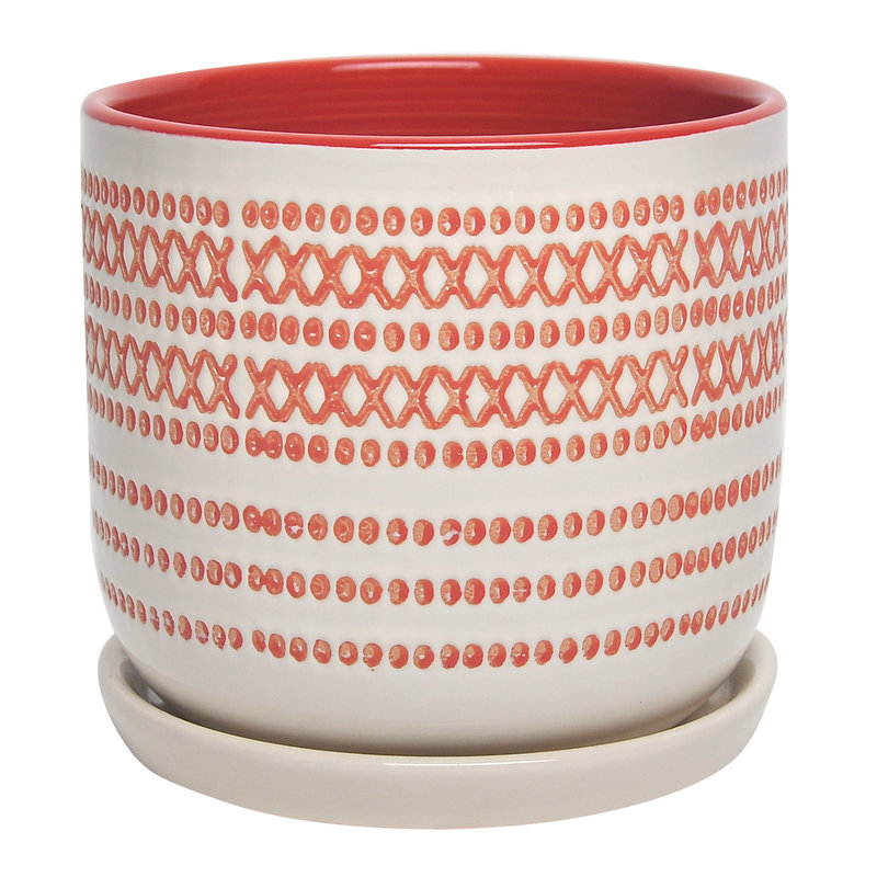XOXO Egg Pot With Saucer