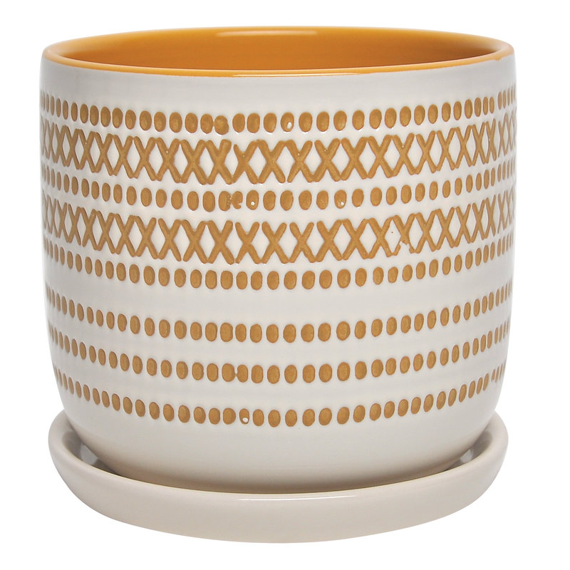 XOXO Egg Pot With Saucer