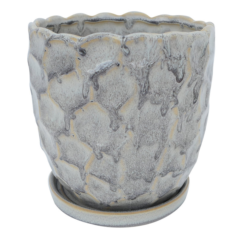 Morrocroft Egg Pot With Saucer