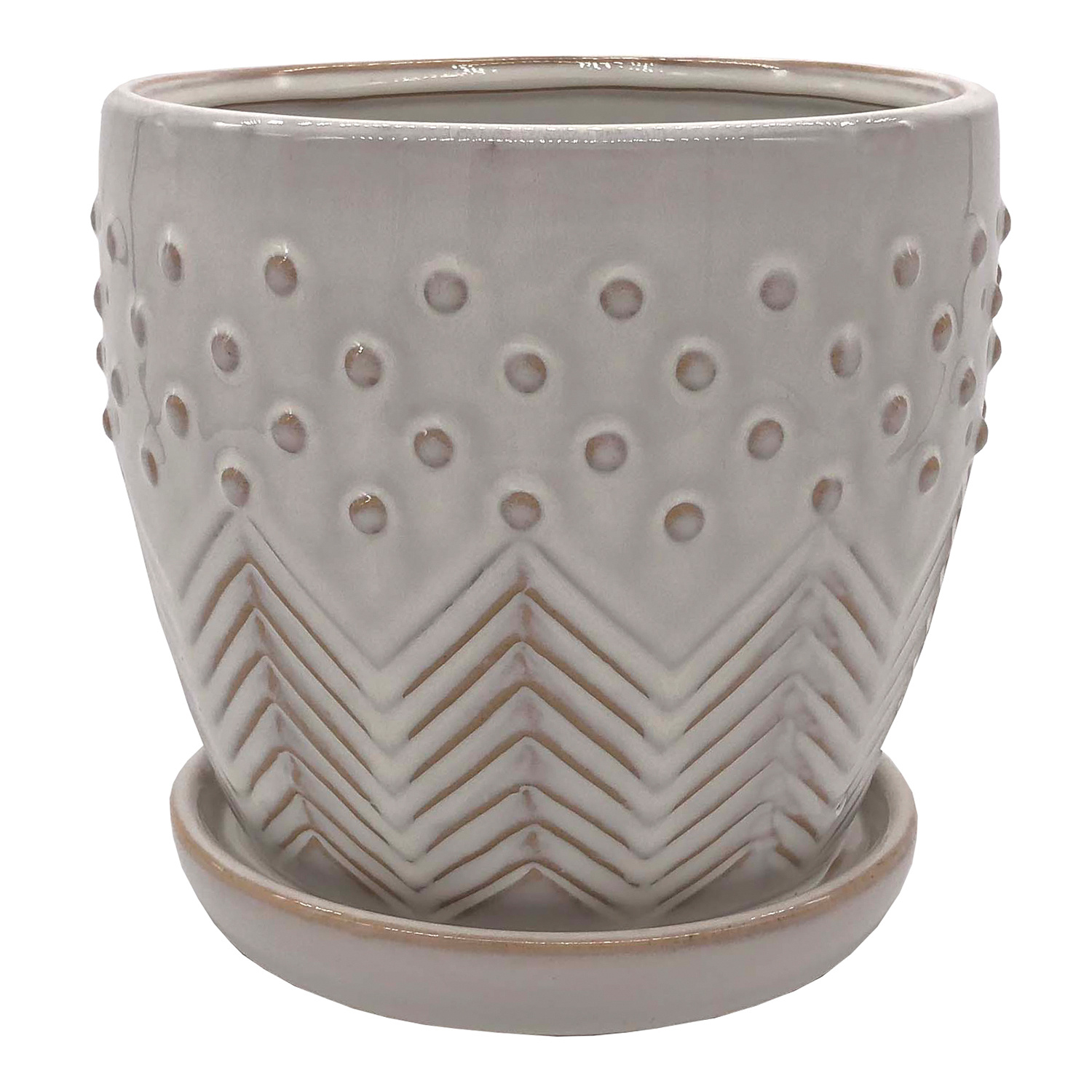 Milton Planter With Saucer