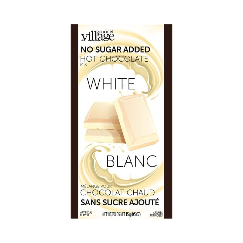 Gourmet Du Village Mini Hot Chocolate White No Sugar Added