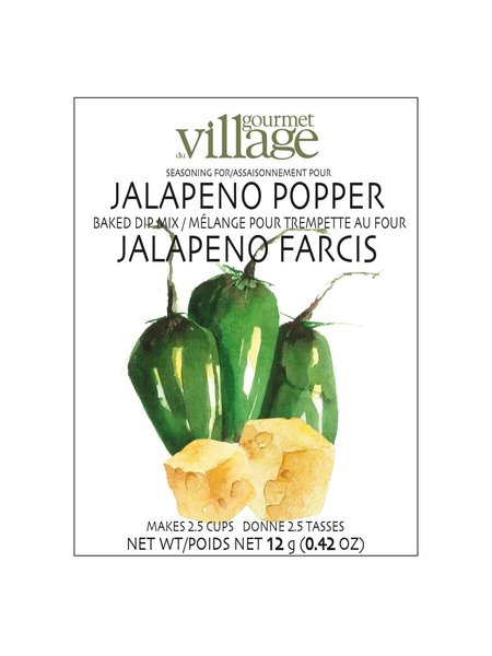 Gourmet Du Village Dip Recipe Box Jalapeno Popper