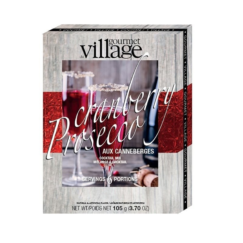 Gourmet Du Village Cranberry Prosecco Holiday Drink Mix
