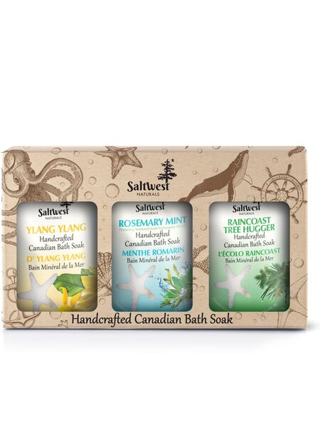 Saltwest Naturals Earth and Sea Bath Gift Box