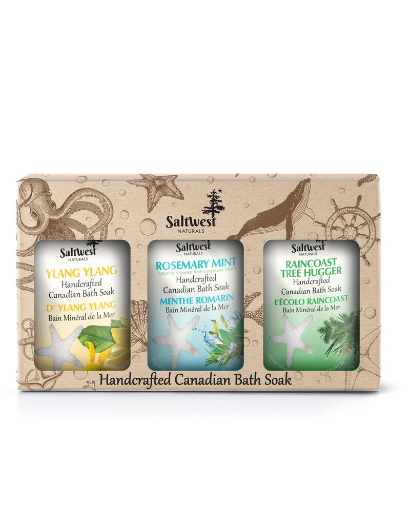 Saltwest Naturals Earth and Sea Bath Gift Box