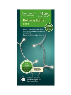 LED Durawise Basic White String Light Warm White 350cm-48L