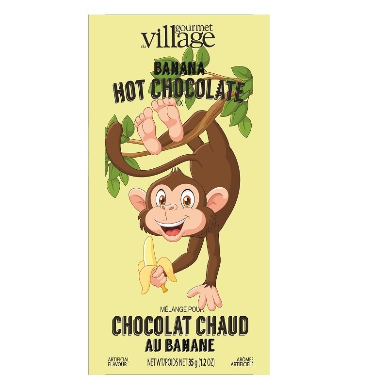 Gourmet Du Village Mini Hot Chocolate Monkey Banana