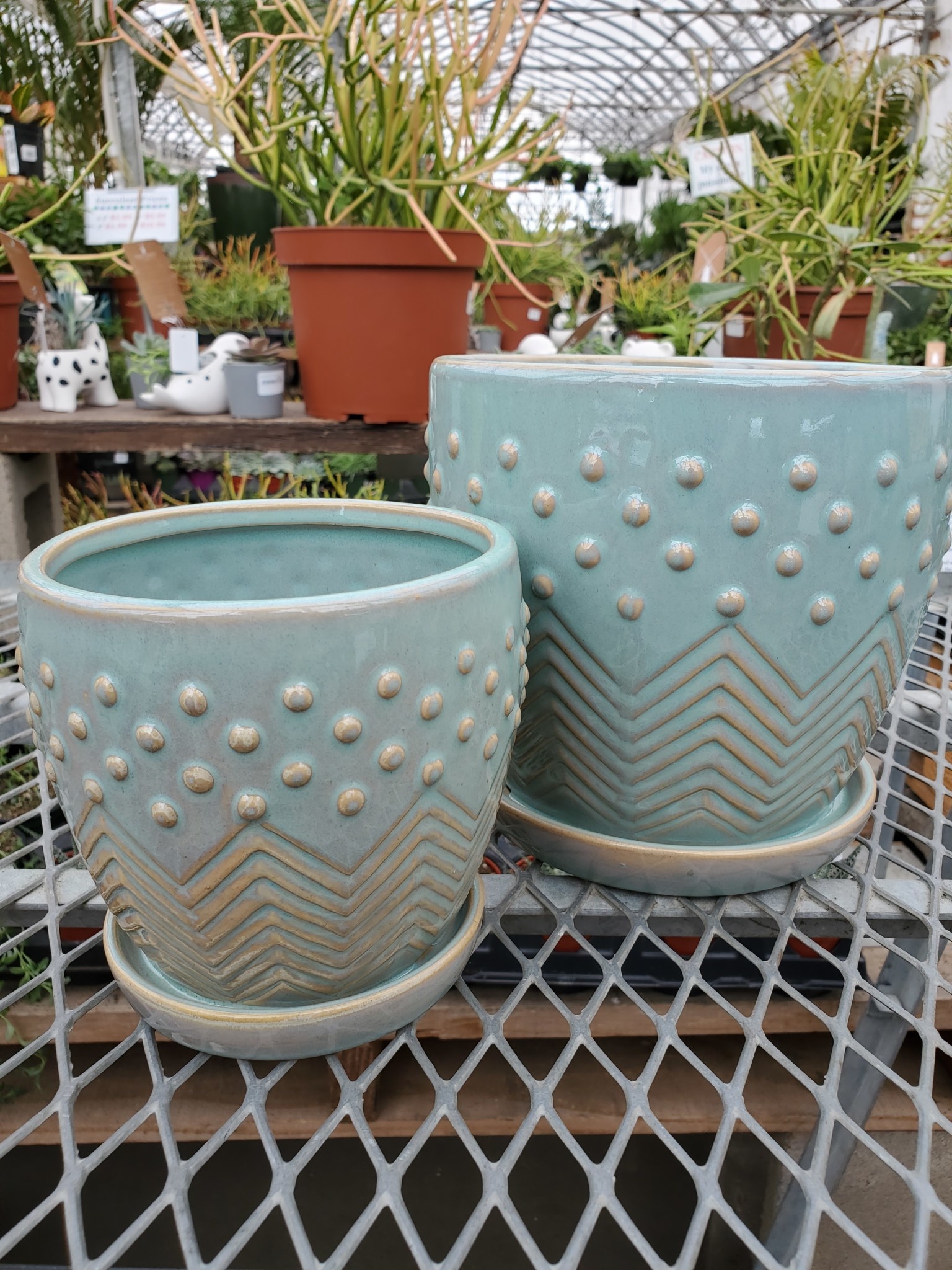 Milton Planter With Saucer