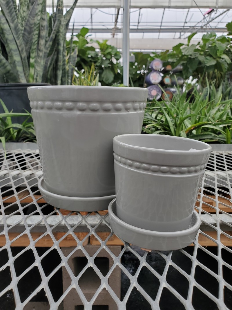 Charlotte Planter With Saucer