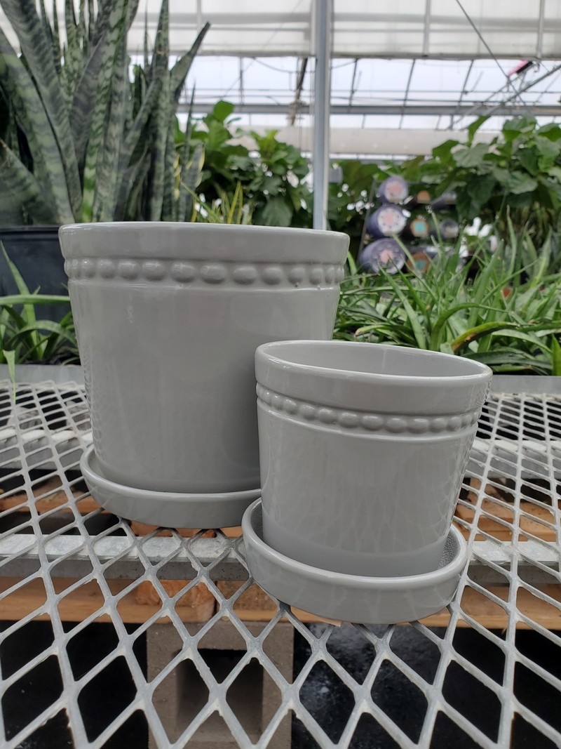 Charlotte Planter With Saucer