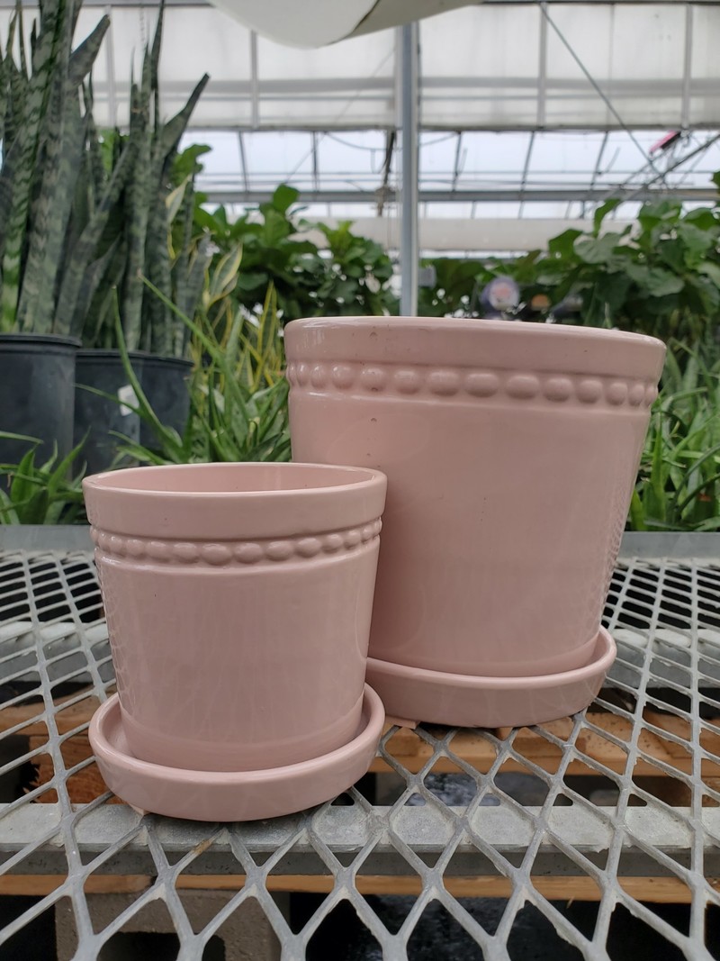 Charlotte Planter With Saucer
