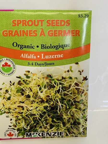 McKenzie Sprouts Alfalfa Organic