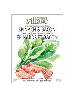 Gourmet Du Village Dip Recipe Box Spinach Bacon